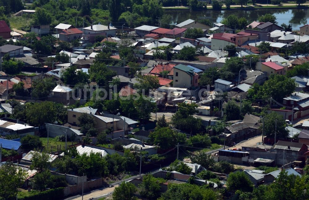 Bukarest von oben - Wohngegend Tei Toboc in Bukarest in Rumänien