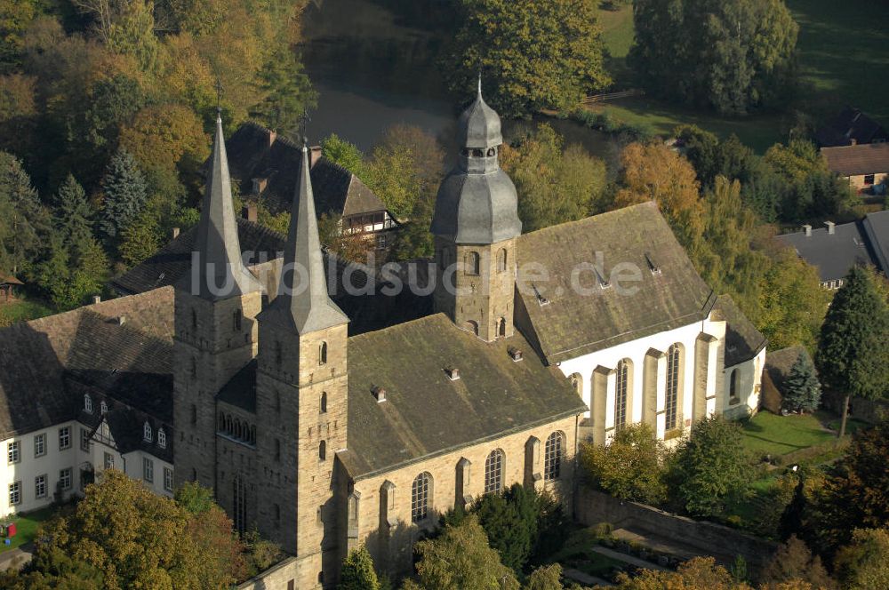 Luftaufnahme Marienmünster - Wohnhaus an der Abtei 10 in 37696 Marienmünster