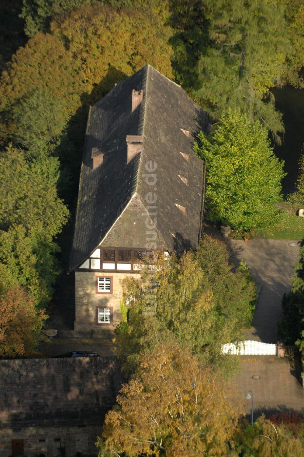 Luftbild Marienmünster - Wohnhaus an der Abtei 10 in 37696 Marienmünster