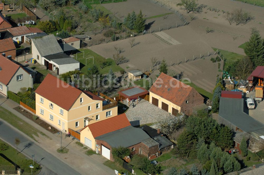 Luftbild Angern - Wohnhaus in Angern bei Wolmirstedt