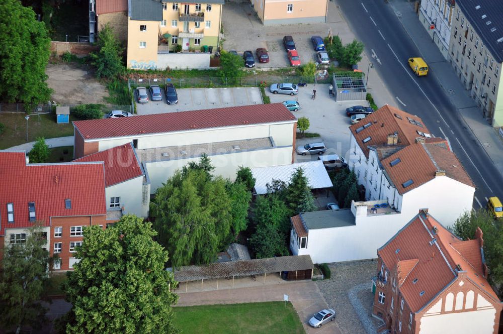 Luftbild Bernau - Wohnhaus an der Börnicker Straße im Stadtzentrum von Bernau