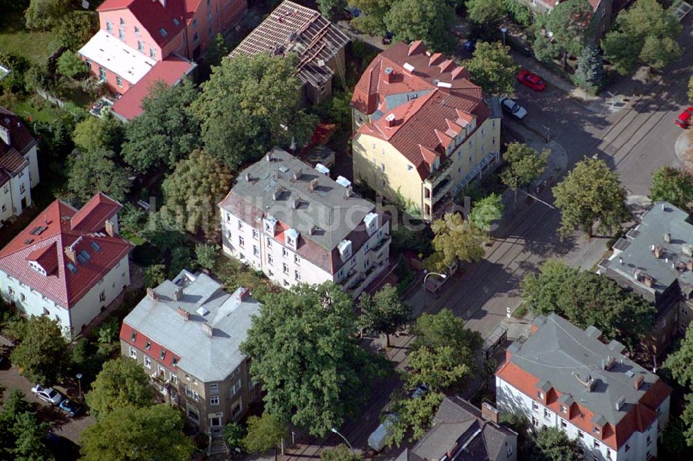 Luftbild Berlin-Karlshorst - Wohnhaus Ehrlichstraße Ecke Stühliger Straße