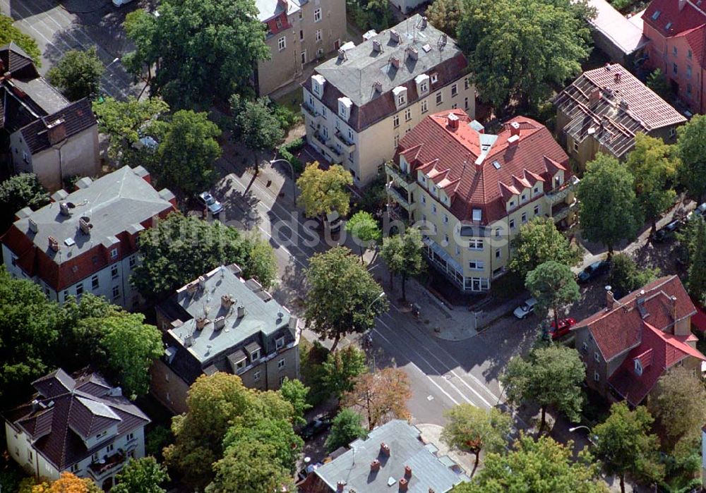 Luftbild Berlin-Karlshorst - Wohnhaus Ehrlichstraße Ecke Stühliger Straße