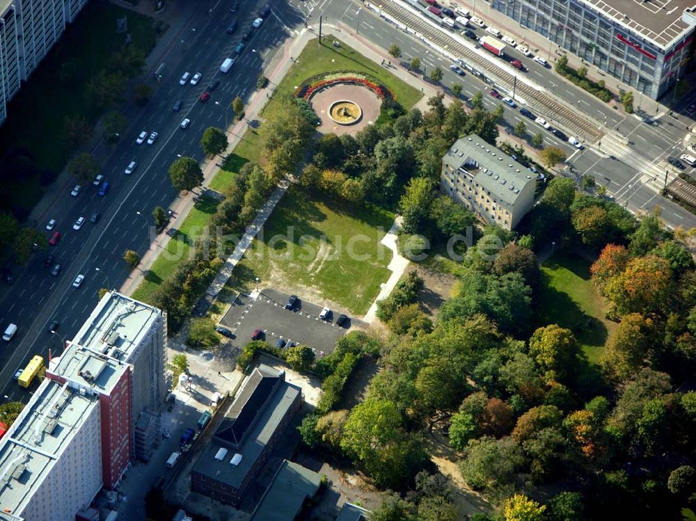 Berlin aus der Vogelperspektive: Wohnhaus der Howoge