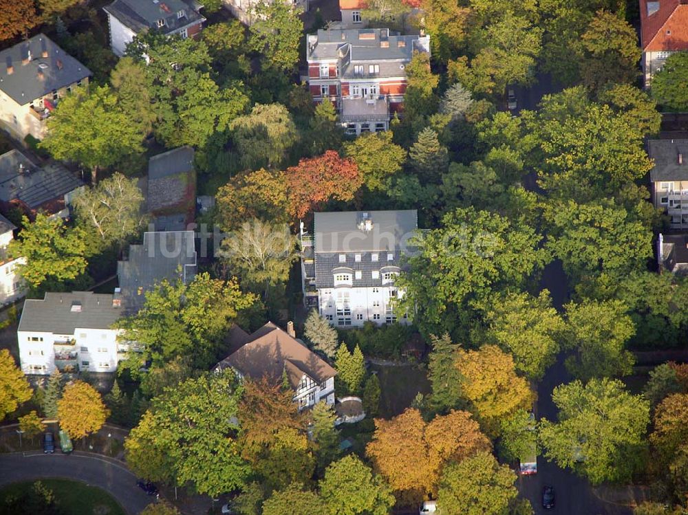 Lichtenrade von oben - Wohnhaus in Lichtenrade.