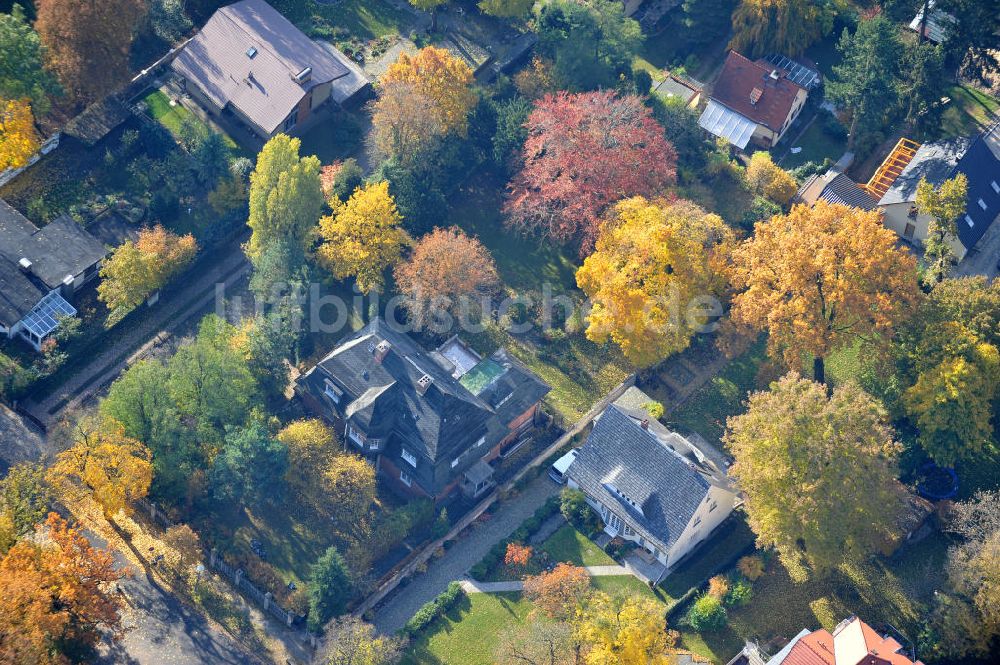 Potsdam - Babelsberg aus der Vogelperspektive: Wohnhaus an der Rosa-Luxemburg-Strasse 21 in 14482 Potsdam-Babelsberg