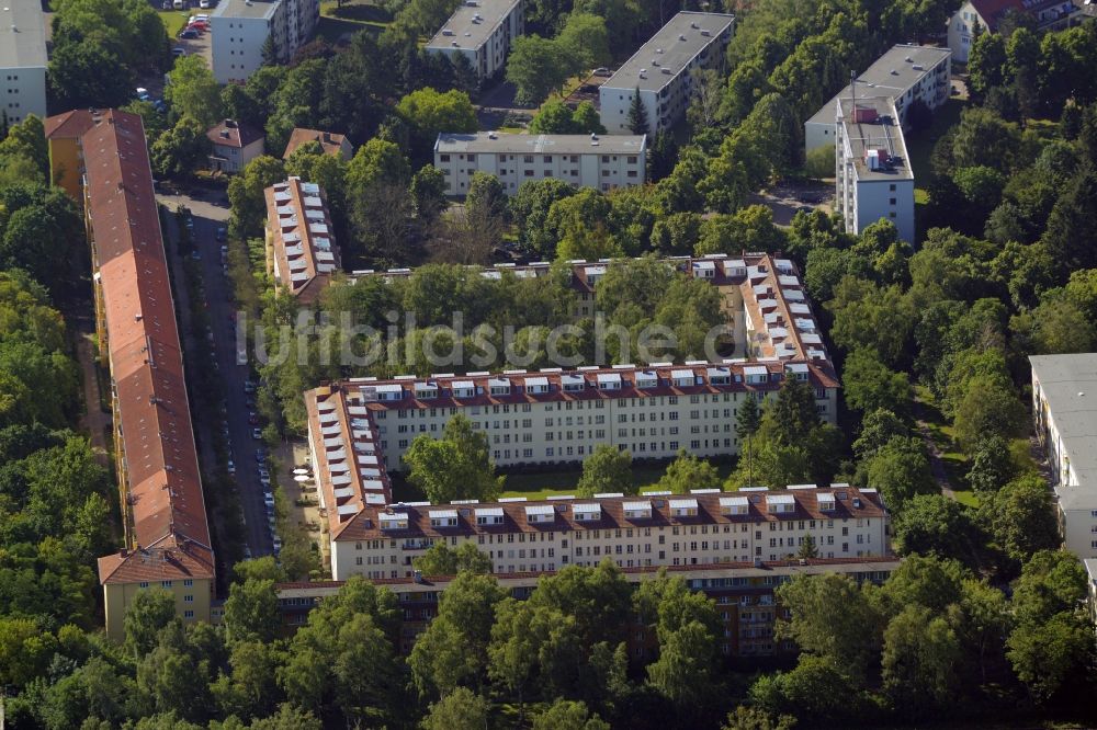 Berlin aus der Vogelperspektive: Wohnhausanlage im Ortsteil Zehlendorf in Berlin