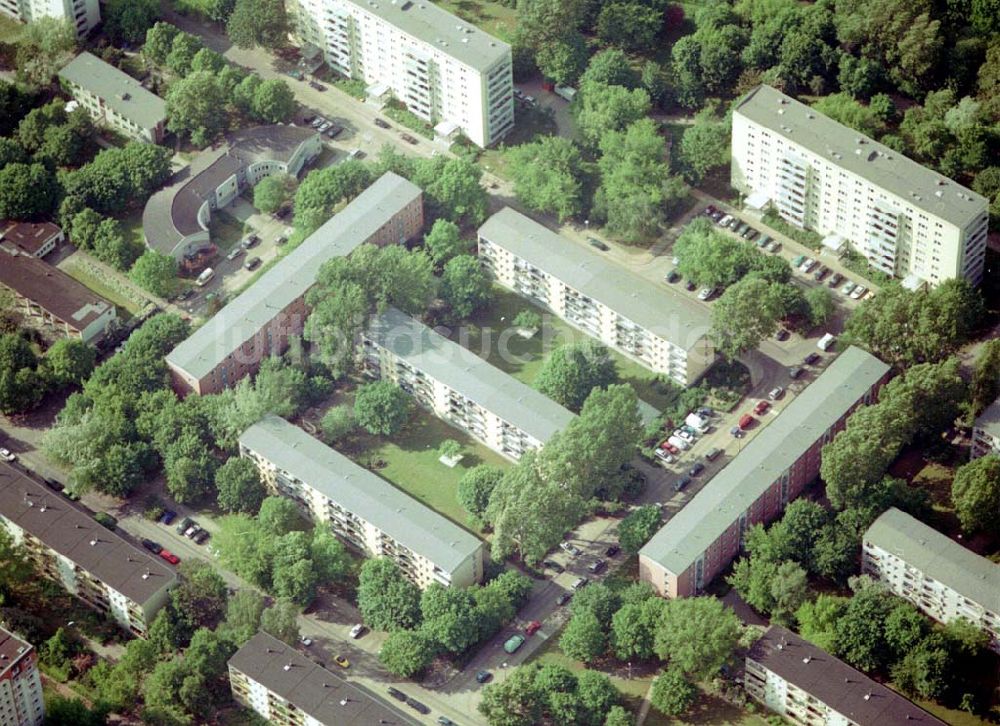 Berlin Lichtenberg von oben - Wohnhausanlage der PRIMA Wohnbauten