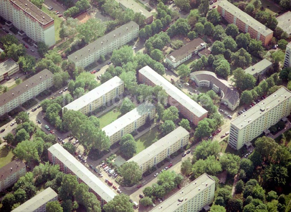 Berlin Lichtenberg aus der Vogelperspektive: Wohnhausanlage der PRIMA Wohnbauten