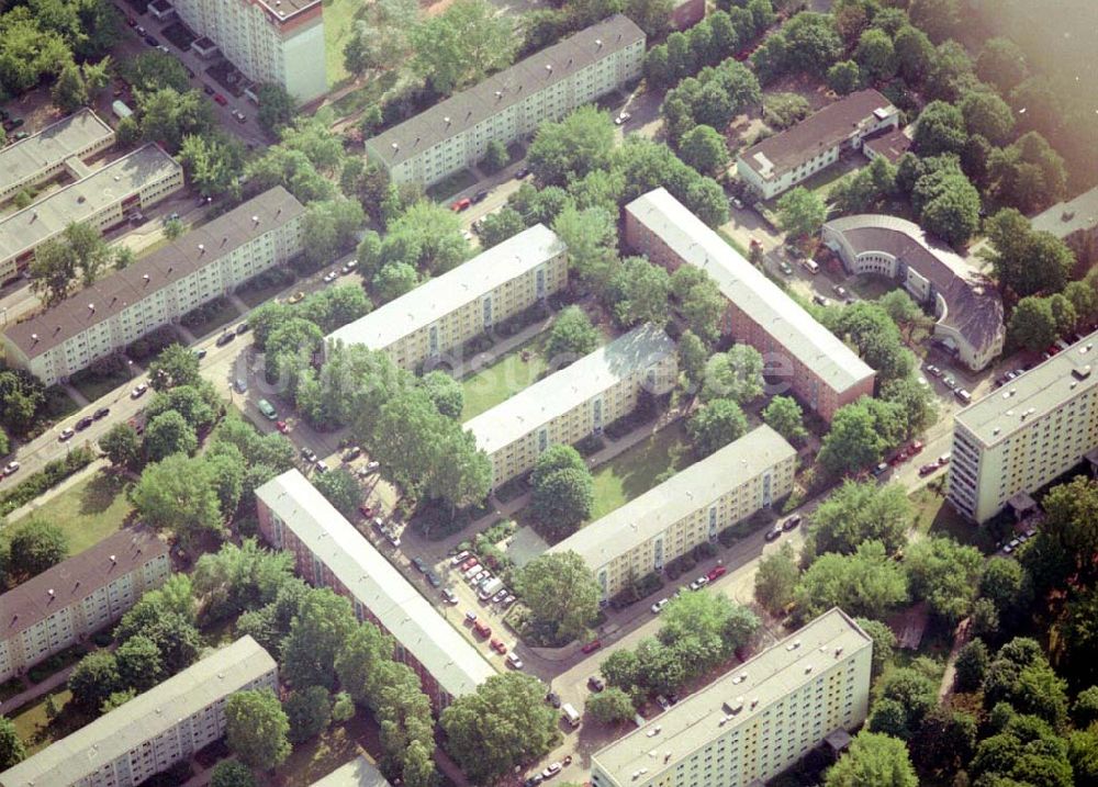 Luftbild Berlin Lichtenberg - Wohnhausanlage der PRIMA Wohnbauten