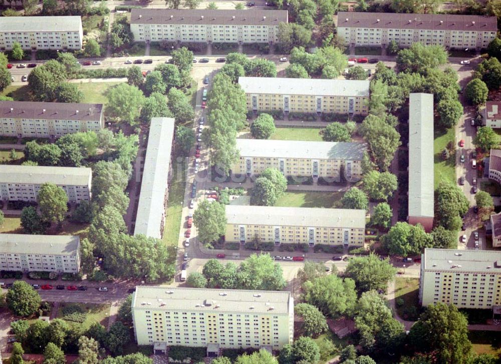 Luftaufnahme Berlin Lichtenberg - Wohnhausanlage der PRIMA Wohnbauten