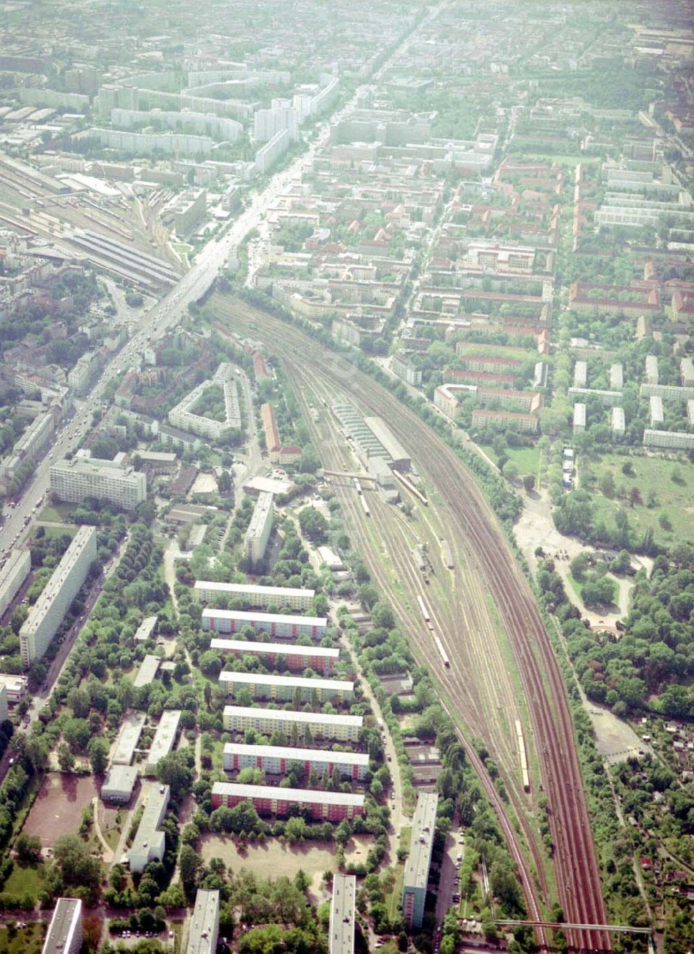 Luftaufnahme Berlin Lichtenberg - Wohnhausanlage der PRIMA Wohnbauten