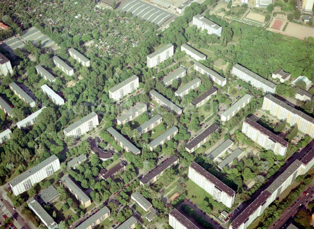 Berlin Lichtenberg von oben - Wohnhausanlage der PRIMA Wohnbauten