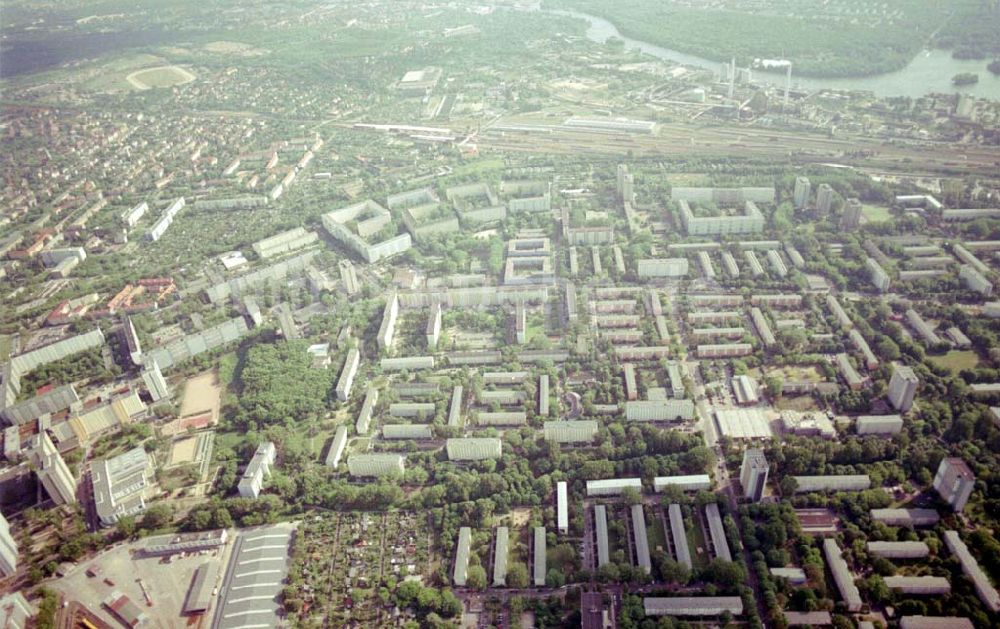 Berlin Lichtenberg aus der Vogelperspektive: Wohnhausanlage der PRIMA Wohnbauten