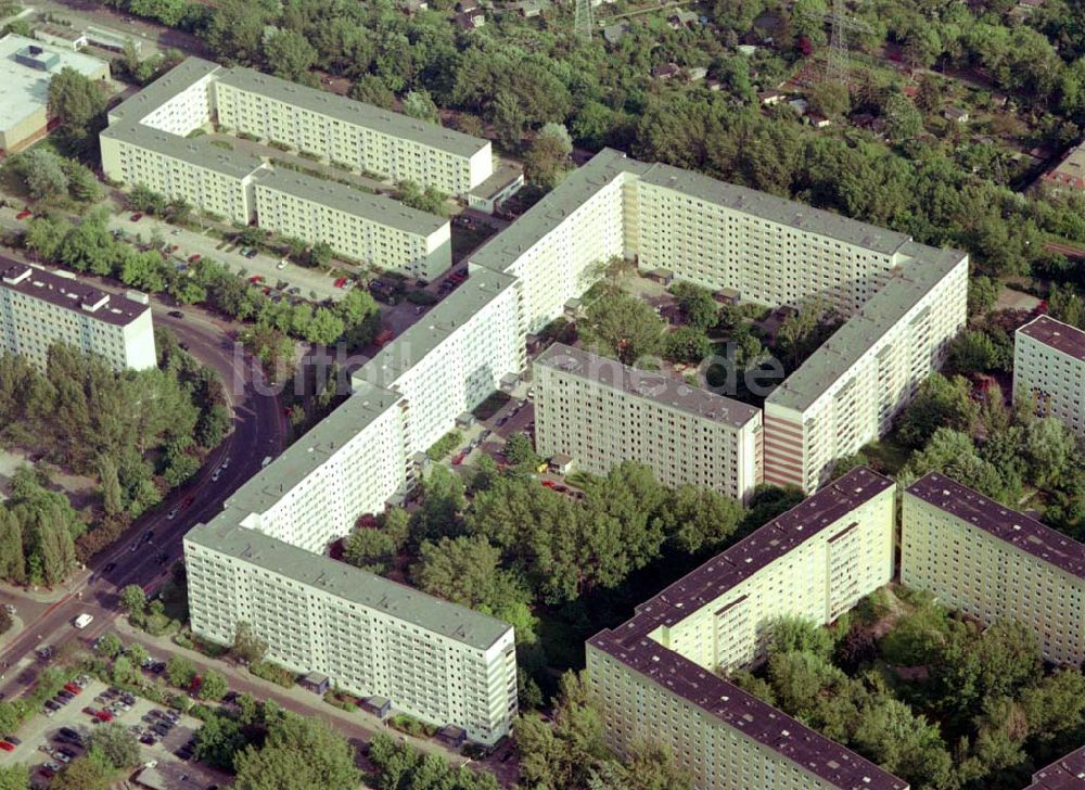 Berlin Lichtenberg von oben - Wohnhausanlage der PRIMA Wohnbauten