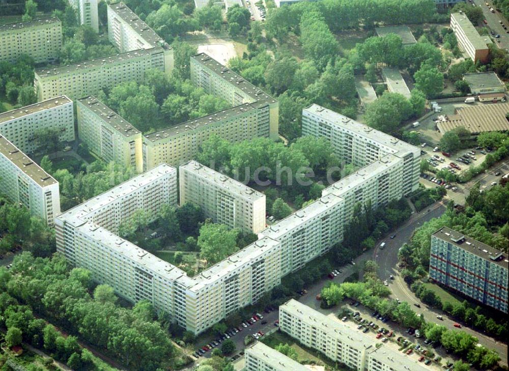 Berlin Lichtenberg aus der Vogelperspektive: Wohnhausanlage der PRIMA Wohnbauten