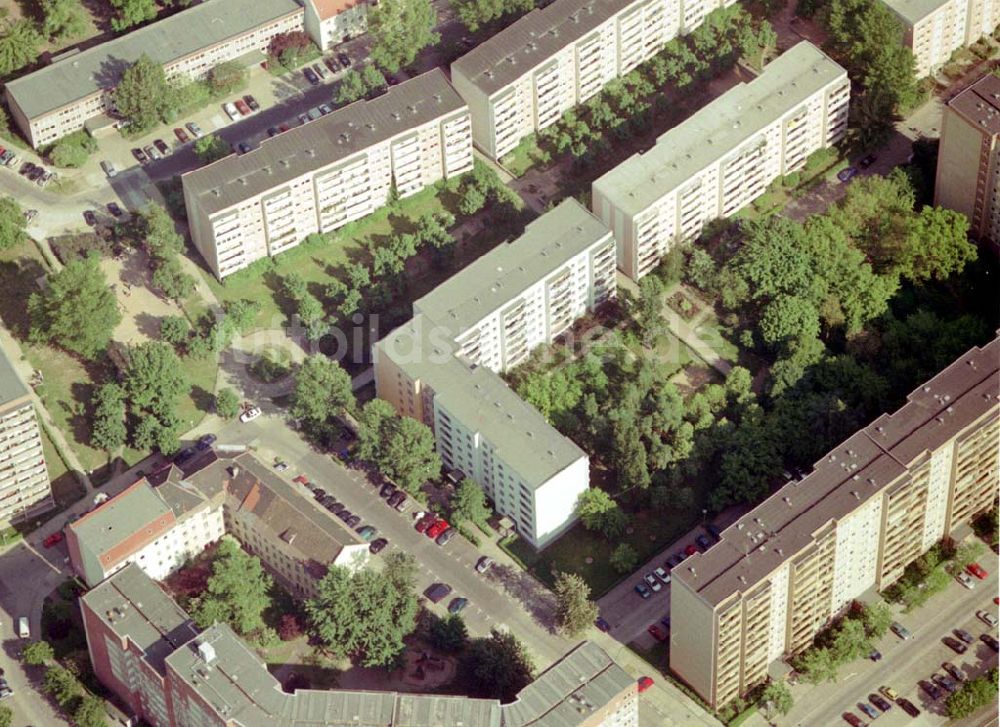 Berlin Lichtenberg von oben - Wohnhausanlage der PRIMA Wohnbauten