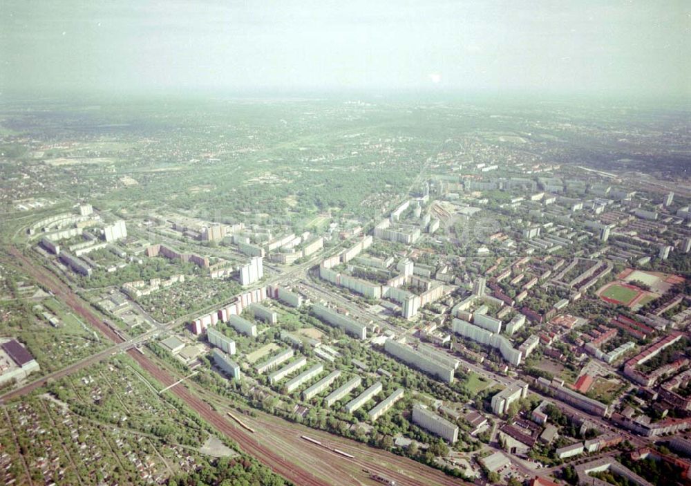 Berlin Lichtenberg von oben - Wohnhausanlage der PRIMA Wohnbauten