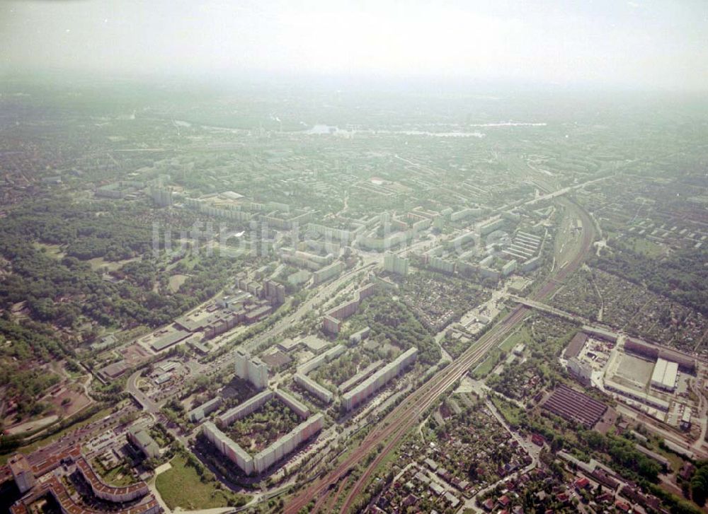 Luftaufnahme Berlin Lichtenberg - Wohnhausanlage der PRIMA Wohnbauten