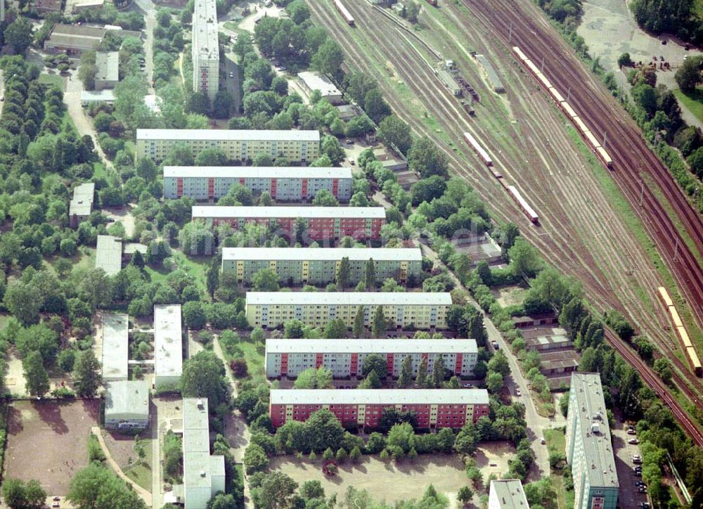 Luftbild Berlin Lichtenberg - Wohnhausanlage der PRIMA Wohnbauten