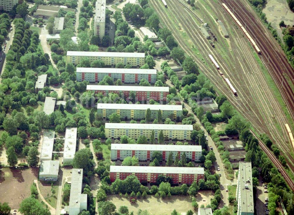 Luftaufnahme Berlin Lichtenberg - Wohnhausanlage der PRIMA Wohnbauten