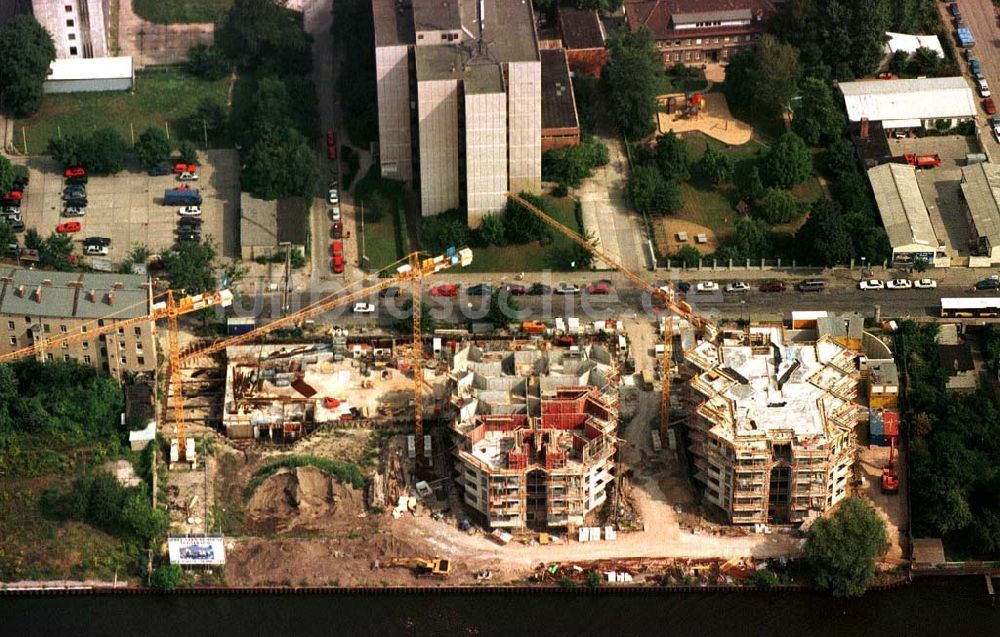 Luftaufnahme Berlin - Wohnhausbau Alt Stralau