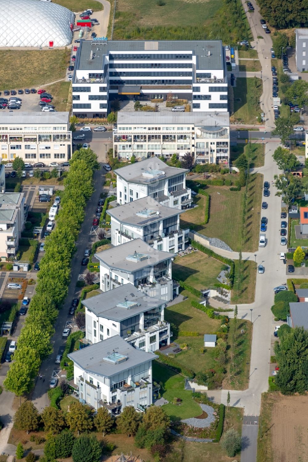 Dortmund von oben - Wohnhaussiedlung der Stadtkrone Ost Entwicklungsgesellschaft mbH & Co. KG bei Dortmund in Nordrhein-Westfalen