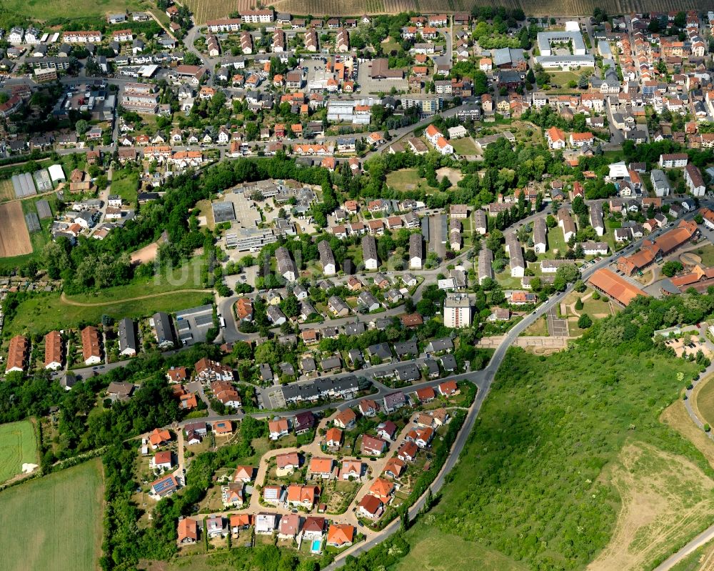 Bad Kreuznach von oben - Wohnhäuser in Bad Kreuznach im Bundesland Rheinland-Pfalz