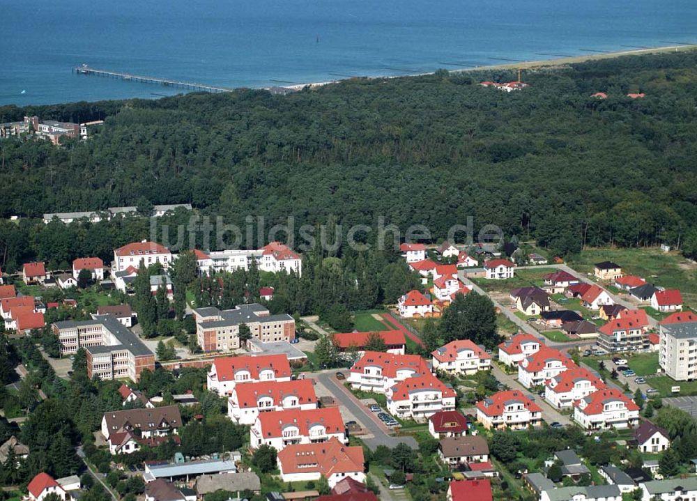 Luftbild Graal-Müritz - Wohnhäuser am Bauland Eselswiese der HAWO KG in Graal-Müritz