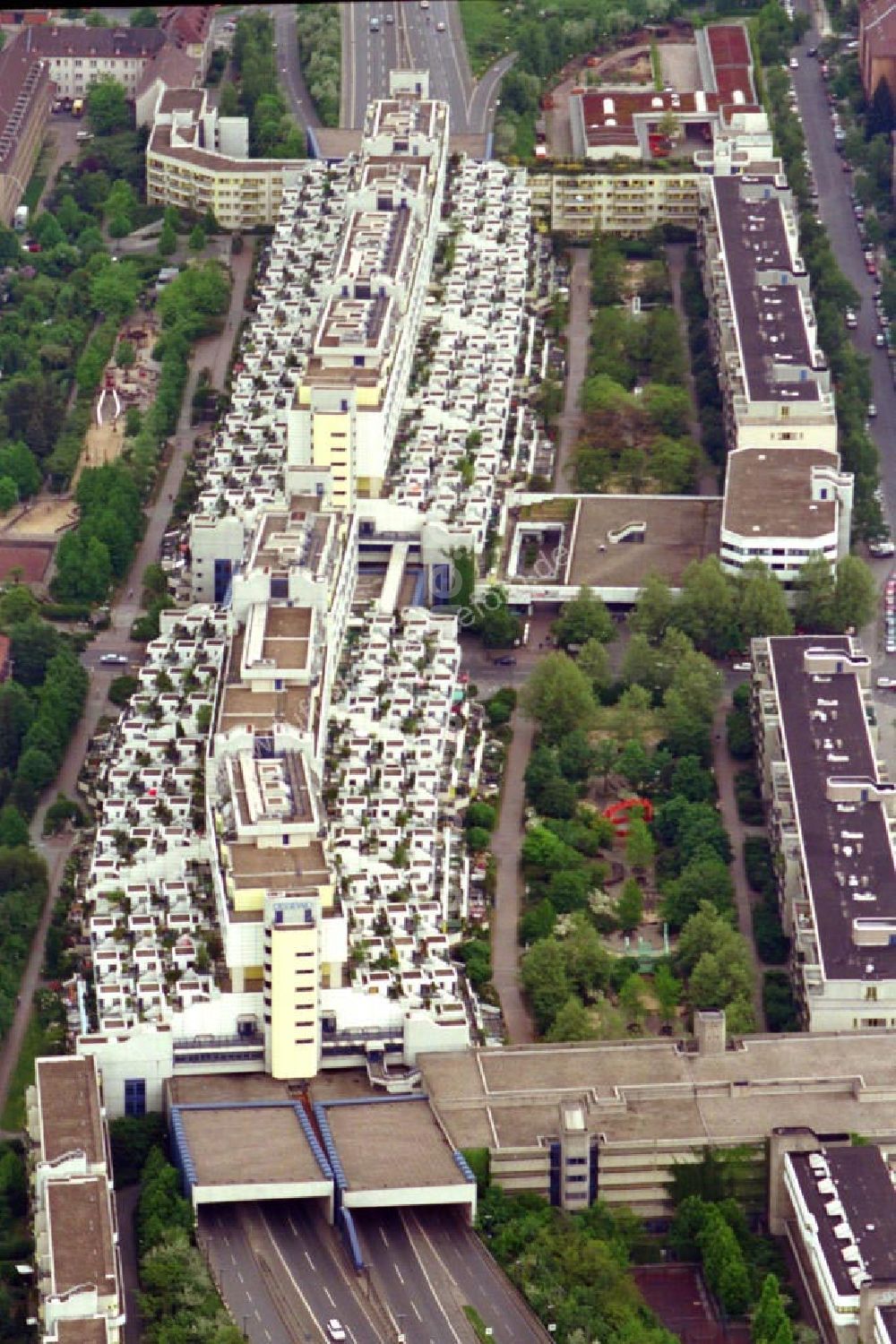 Luftaufnahme Berlin / Schöneberg - Wohnhäuser Detmolderstraße Schöneberg