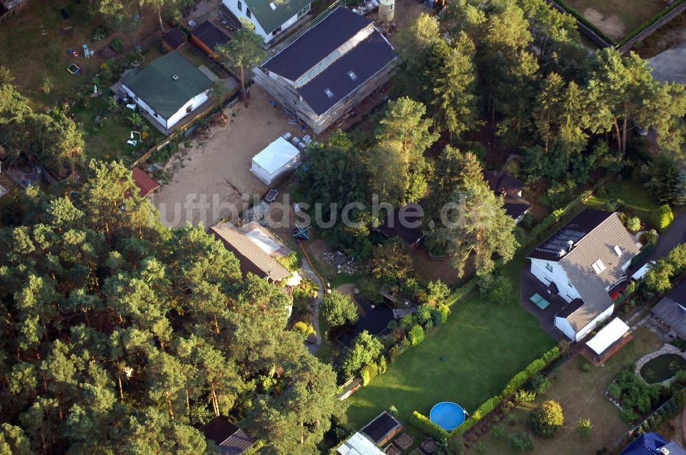 Luftaufnahme Berlin - Wohnhäuser an der Duchtother Straße in Berlin - Müggelheim