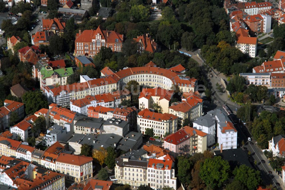 Luftbild ERFURT - Wohnhäuser in Erfuhrt