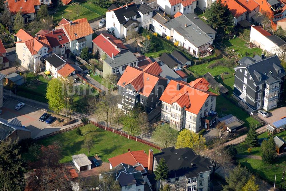 Friedrichroda (Thüringen) aus der Vogelperspektive: Wohnhäuser im Finsterberger Weg in Friedrichroda im Thüringer Wald