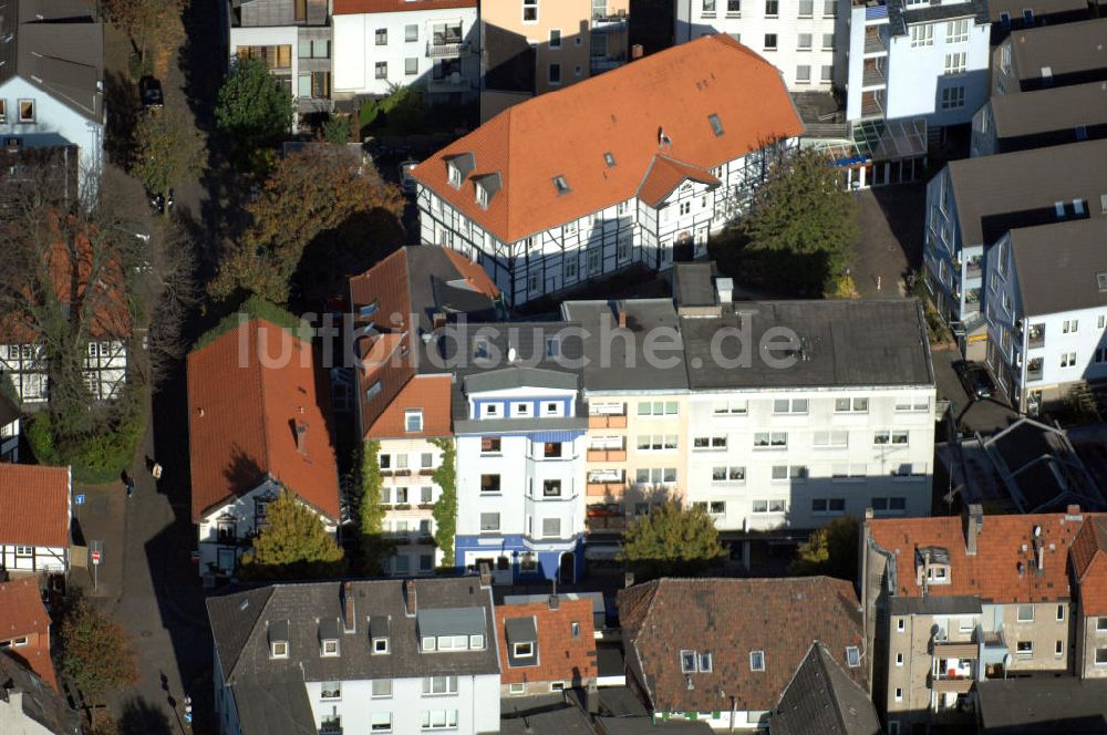 Luftbild Unna - Wohnhäuser an der Gerhart-Hauptmann-Strasse 29 in 59425 Unna