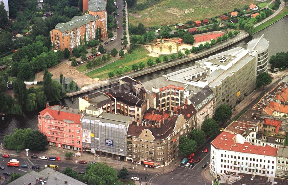 Luftbild Berlin-Moabit - Wohnhäuser an der Gotzkowskystraße in Berlin-Moabit.