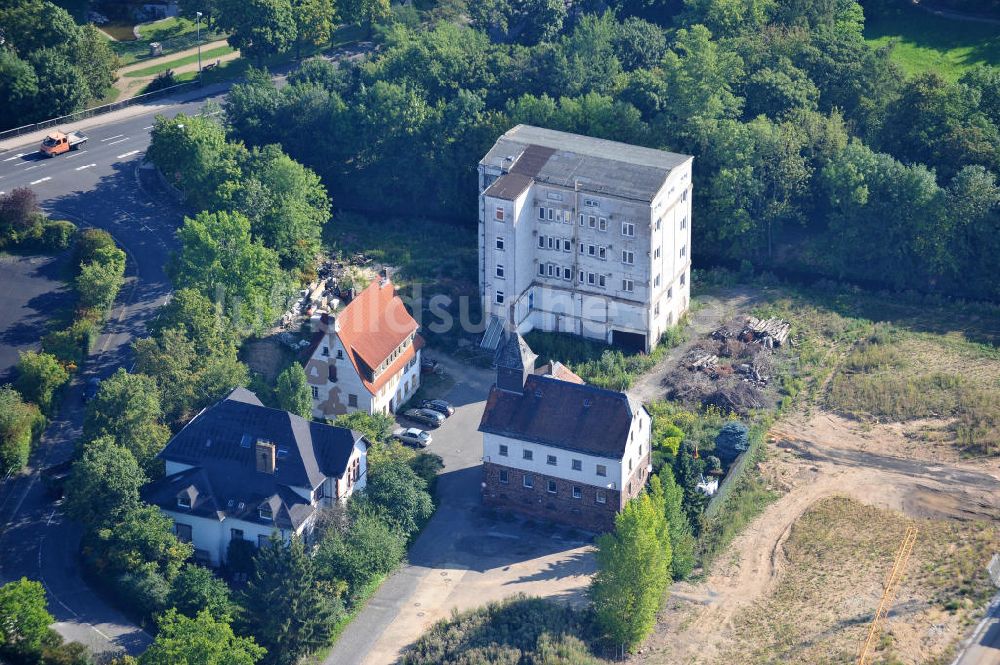 Luftbild Hattersheim - Wohnneubau am Hessendamm in Hattersheim am Main