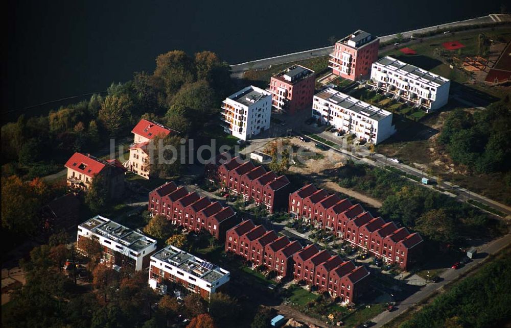 Luftbild Berlin - Rummelsburg - Wohnneubau Knabenhäuser Rummelsburger Bucht