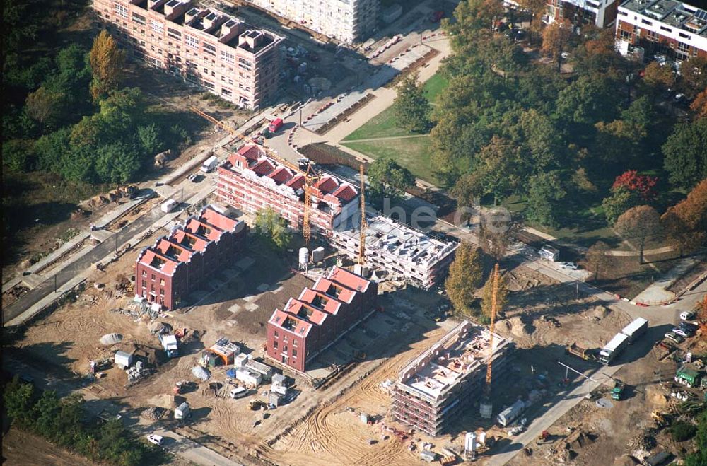 Berlin - Rummelsburg von oben - Wohnneubau Knabenhäuser Rummelsburger Bucht