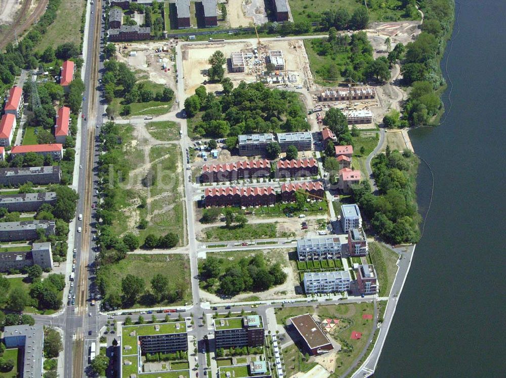 Berlin - Rummelsburg von oben - Wohnneubau an der Rummelsburger Bucht