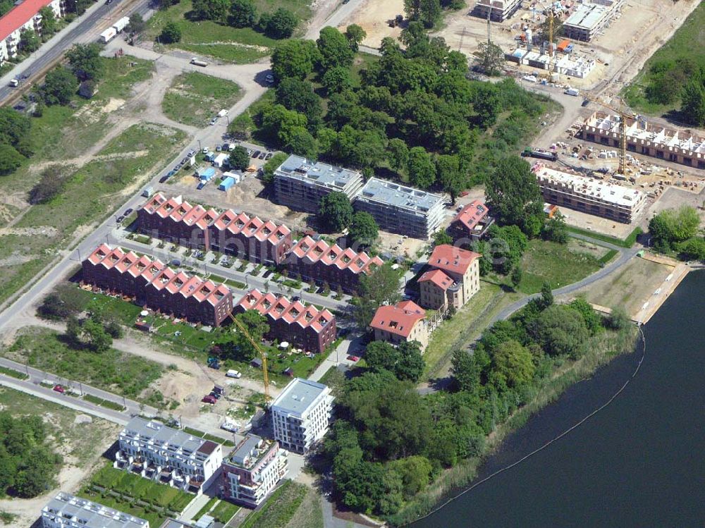 Luftaufnahme Berlin - Rummelsburg - Wohnneubau an der Rummelsburger Bucht