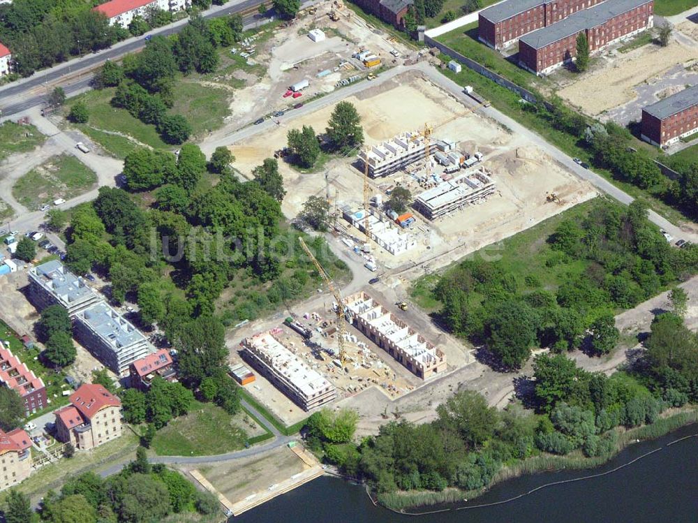 Luftbild Berlin - Rummelsburg - Wohnneubau an der Rummelsburger Bucht