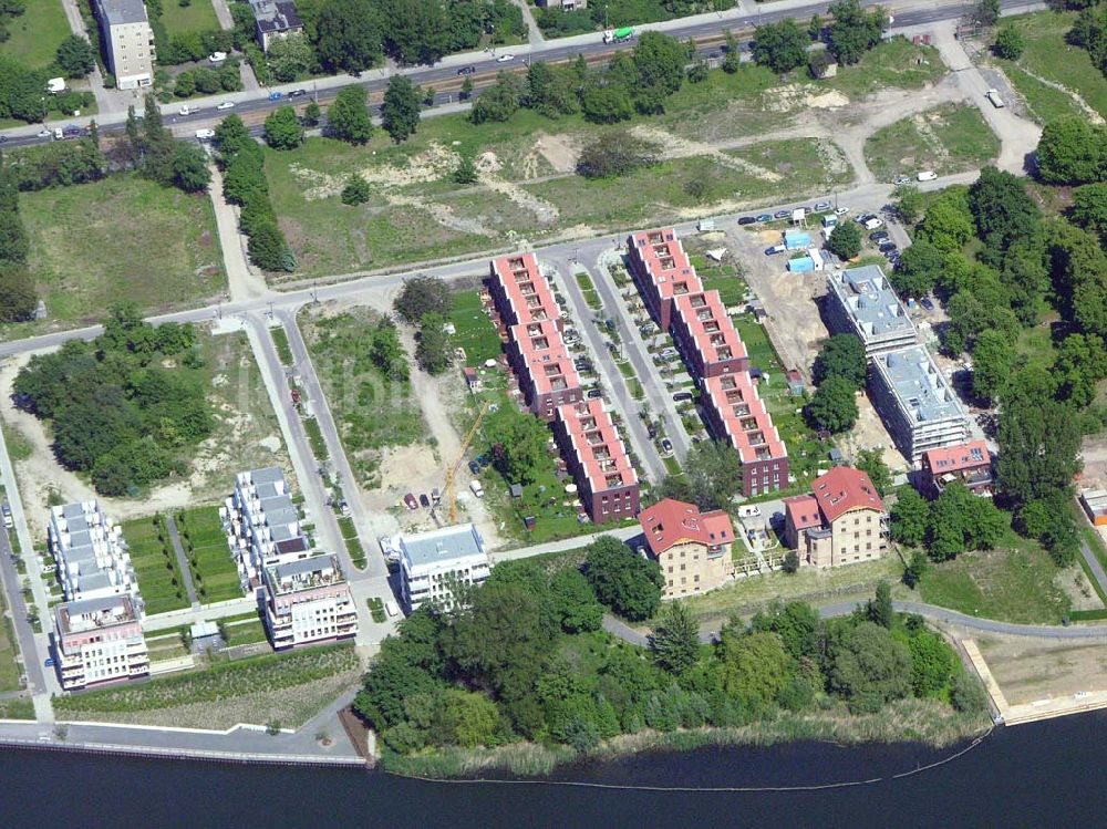 Luftaufnahme Berlin - Rummelsburg - Wohnneubau an der Rummelsburger Bucht