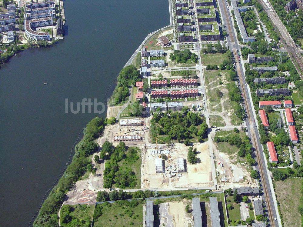 Luftbild Berlin - Rummelsburg - Wohnneubau an der Rummelsburger Bucht