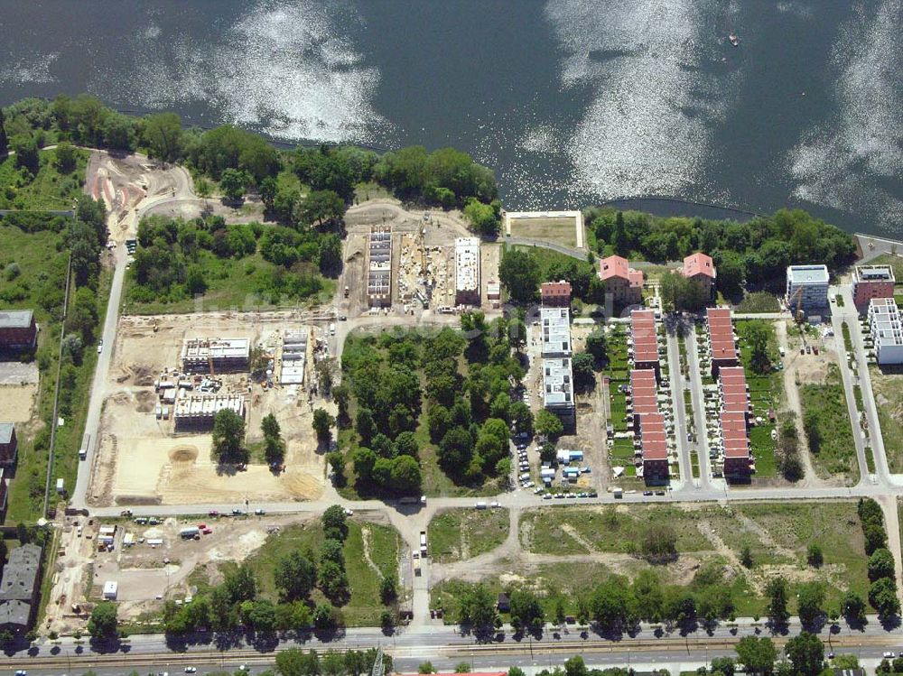 Berlin - Rummelsburg von oben - Wohnneubau an der Rummelsburger Bucht