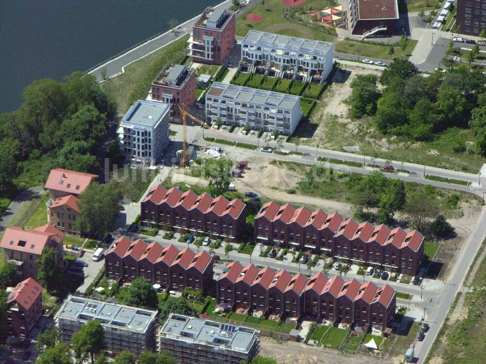 Luftbild Berlin - Rummelsburg - Wohnneubau an der Rummelsburger Bucht