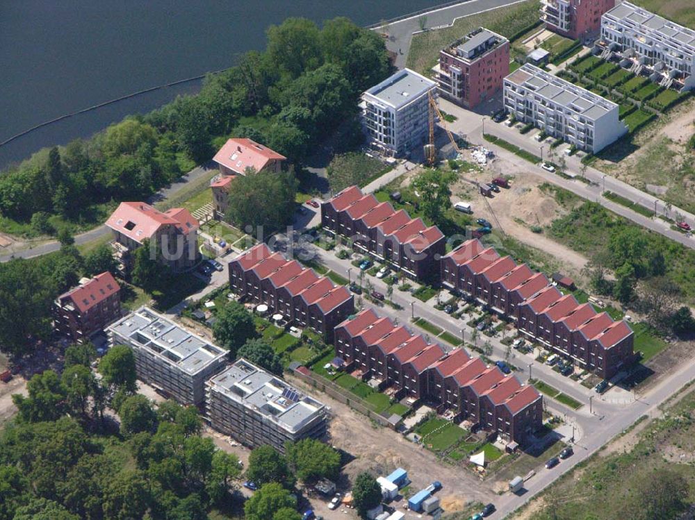 Berlin - Rummelsburg von oben - Wohnneubau an der Rummelsburger Bucht