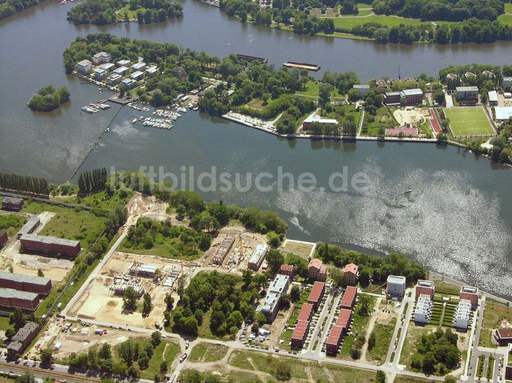 Luftbild Berlin - Rummelsburg - Wohnneubau an der Rummelsburger Bucht