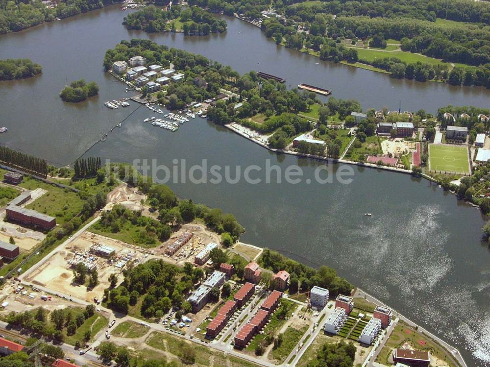 Luftaufnahme Berlin - Rummelsburg - Wohnneubau an der Rummelsburger Bucht