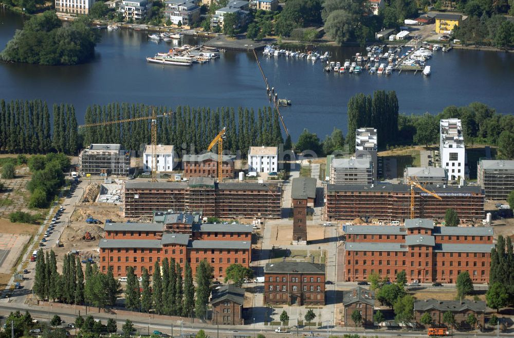 Luftaufnahme Berlin - Wohnneubau an der Rummelsburger Bucht in Berlin