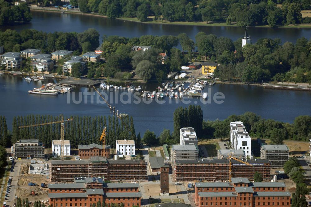 Luftbild Berlin - Wohnneubau an der Rummelsburger Bucht in Berlin